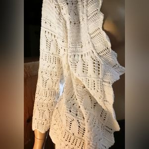Crochet lace jacket